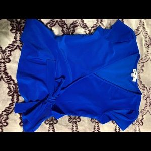 V-neck blouse